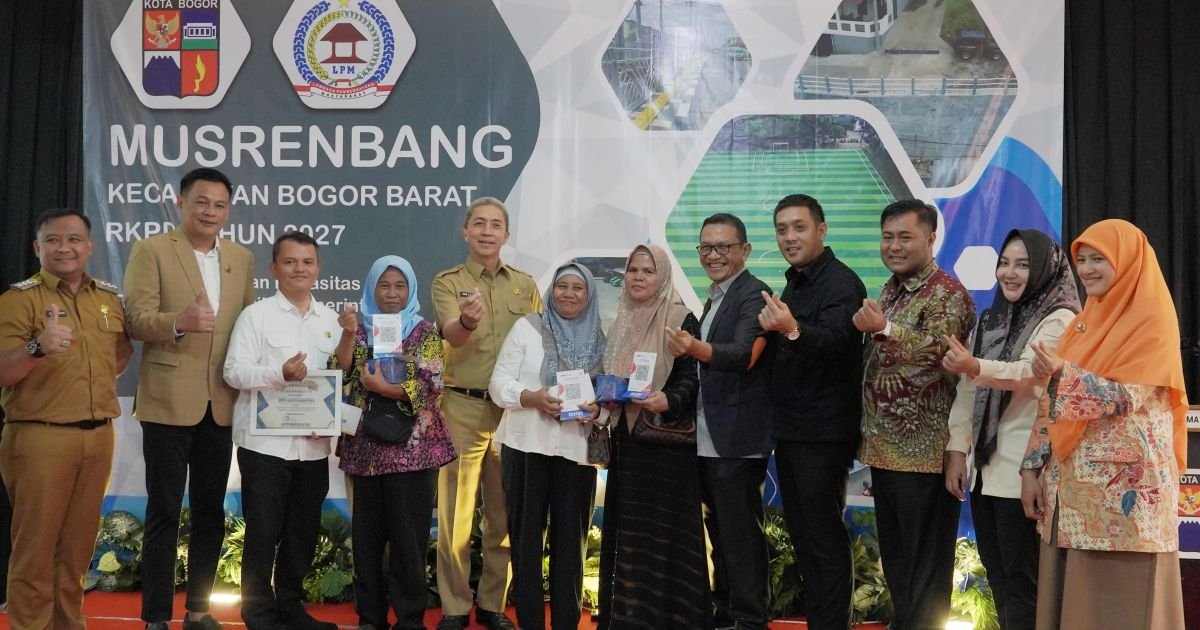 Hadiri Musrenbang Kecamatan Bogor Barat, DPRD Kota Bogor : Fokus Penataan PKL dan Pembangunan
