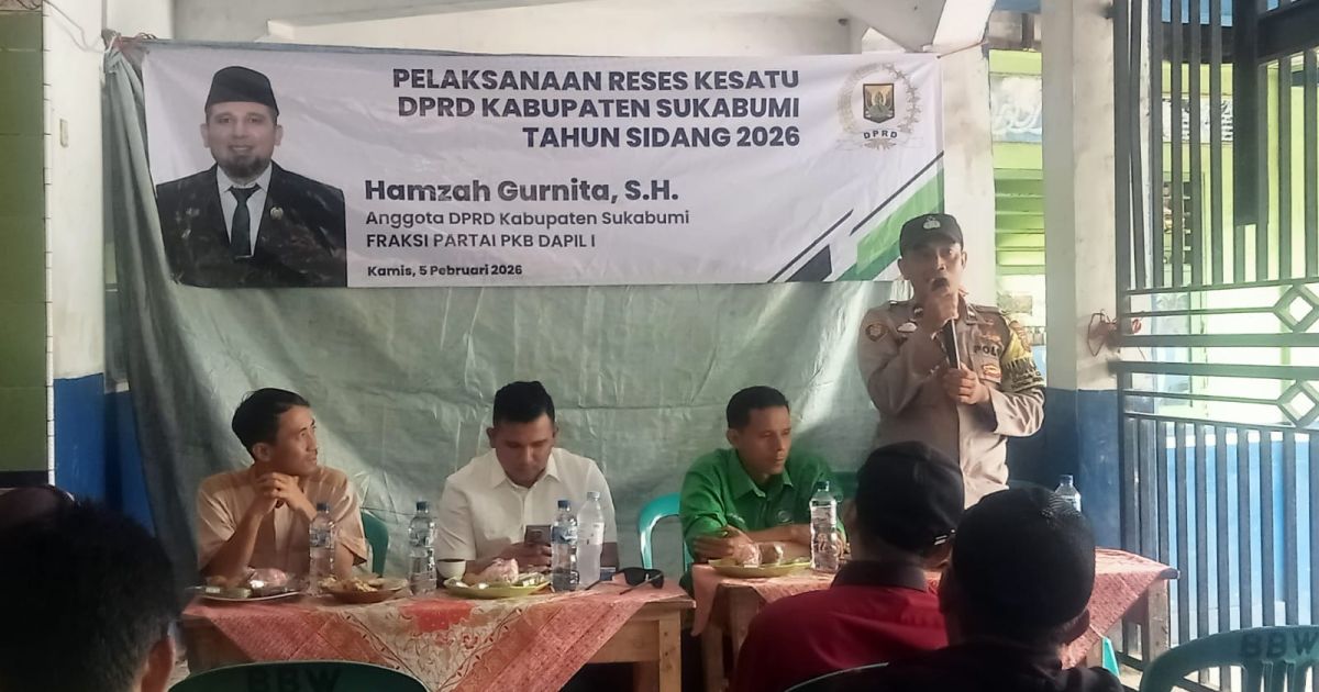 Reses di Cidadap, Ketua Komisi II DPRD Sukabumi Janji Kawal Pemulihan Wilayah Bencana