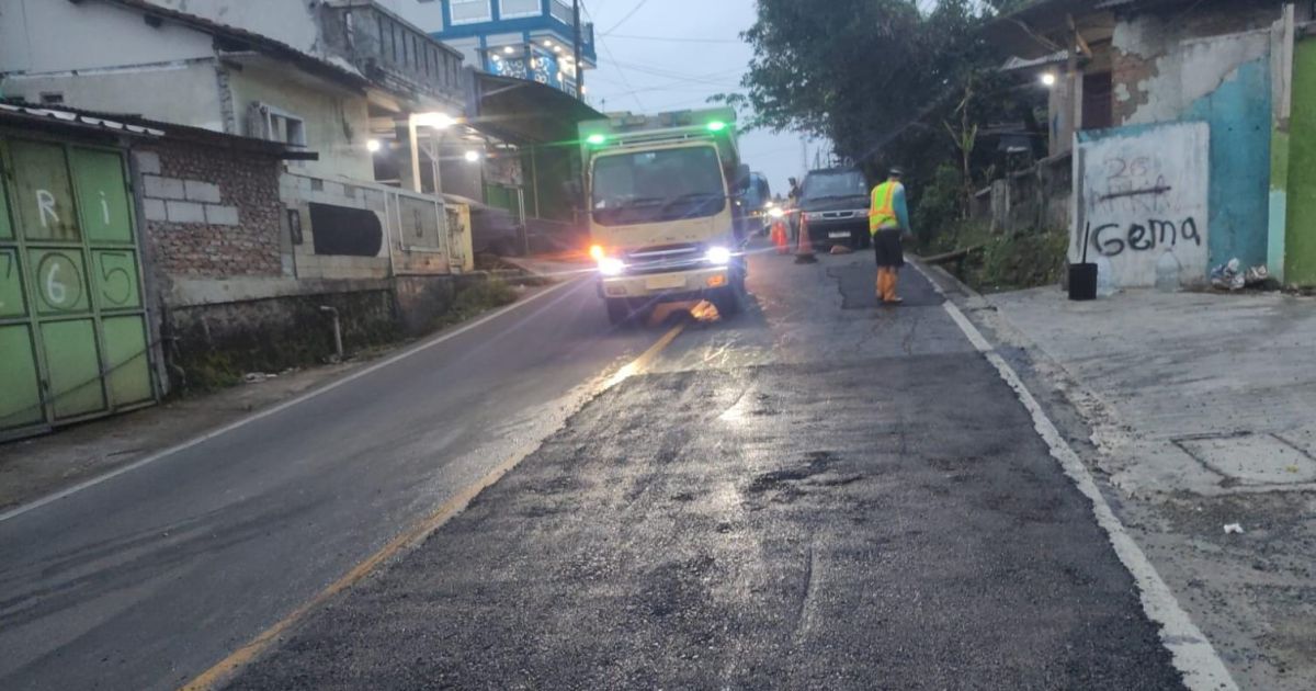 Pemerintah Bergerak Cepat, Jalan Jasinga-Lewiliang Mulai Diperbaiki