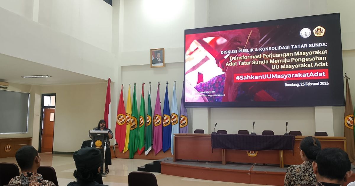 Legislator Absen, Koalisi Sipil Kawal RUU Masyarakat Adat Gelar Konsolidasi Tatar Sunda