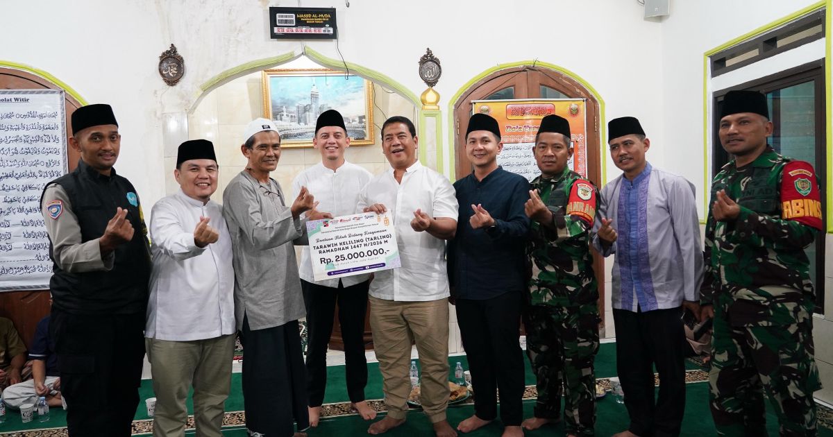Ketua DPRD Kota Bogor Pimpin Tarling di Panaragan, Salurkan Bantuan Hibah Rp25 Juta untuk Masjid Al-Huda