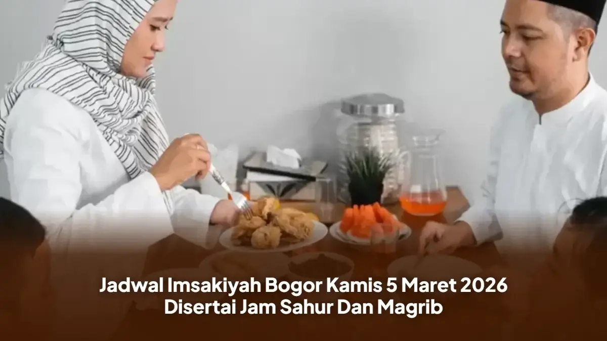 Waktu Akhir Santap Sahur di Bogor: Cek Jadwal Imsak 5 Maret