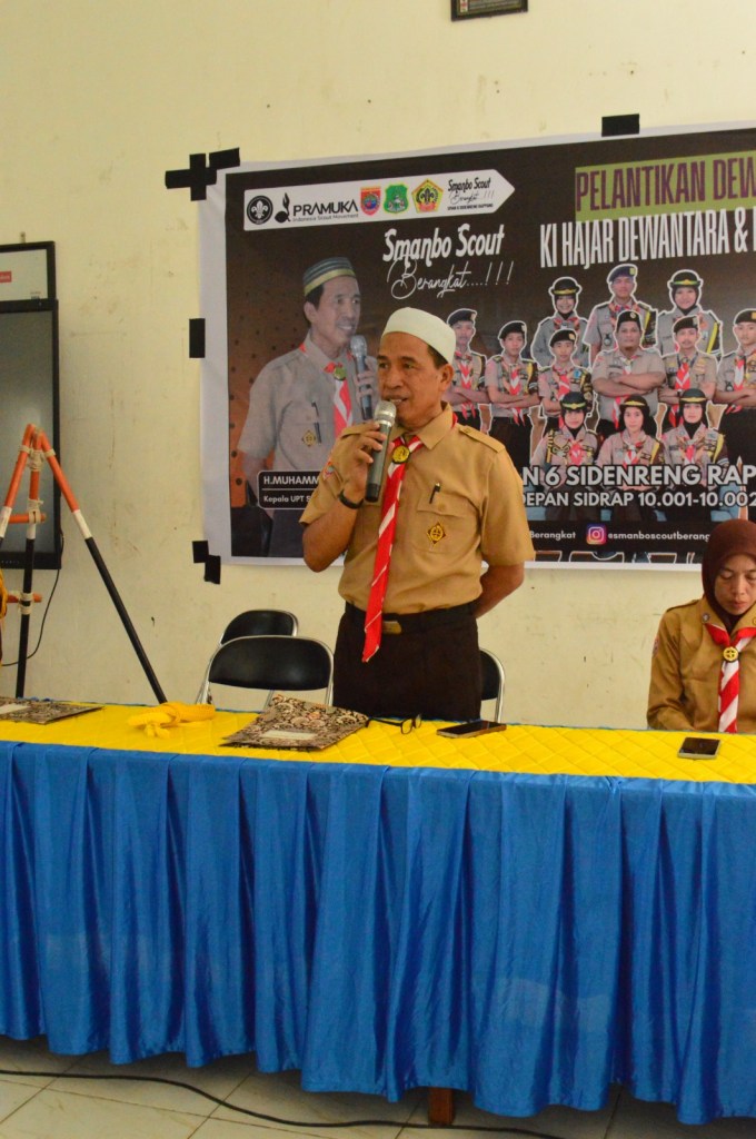 Regenerasi Kepemimpinan Pramuka SMAN 6 Sidrap: Dewan Ambalan Baru Resmi Dilantik