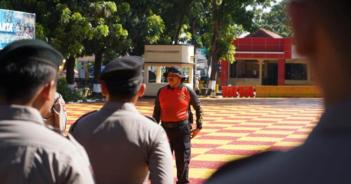 Jelang May Day 2026, Polres Purwakarta Gelar Latihan Dalmas Gabungan.