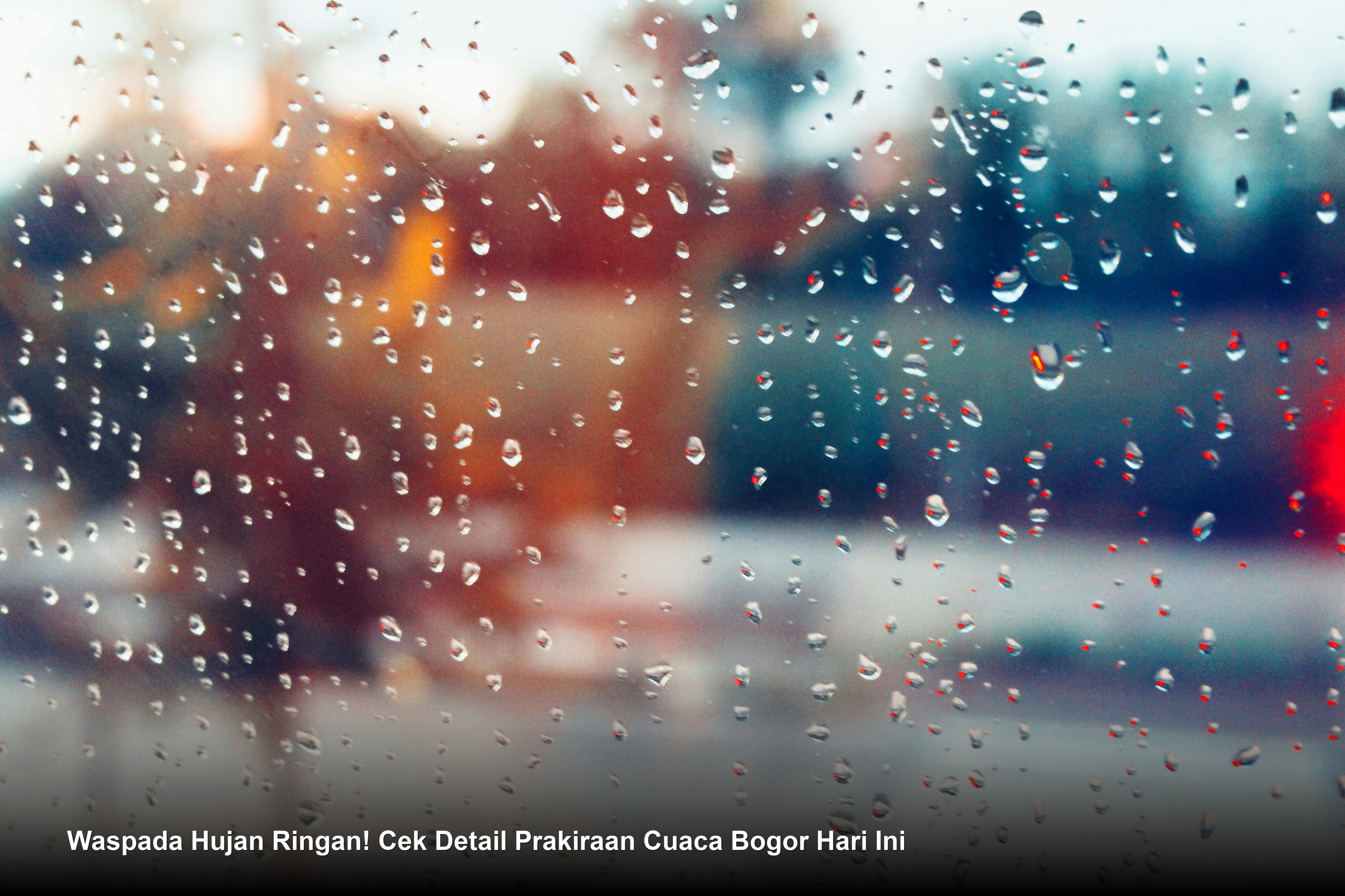Waspada Hujan Ringan! Cek Detail Prakiraan Cuaca Bogor Hari Ini