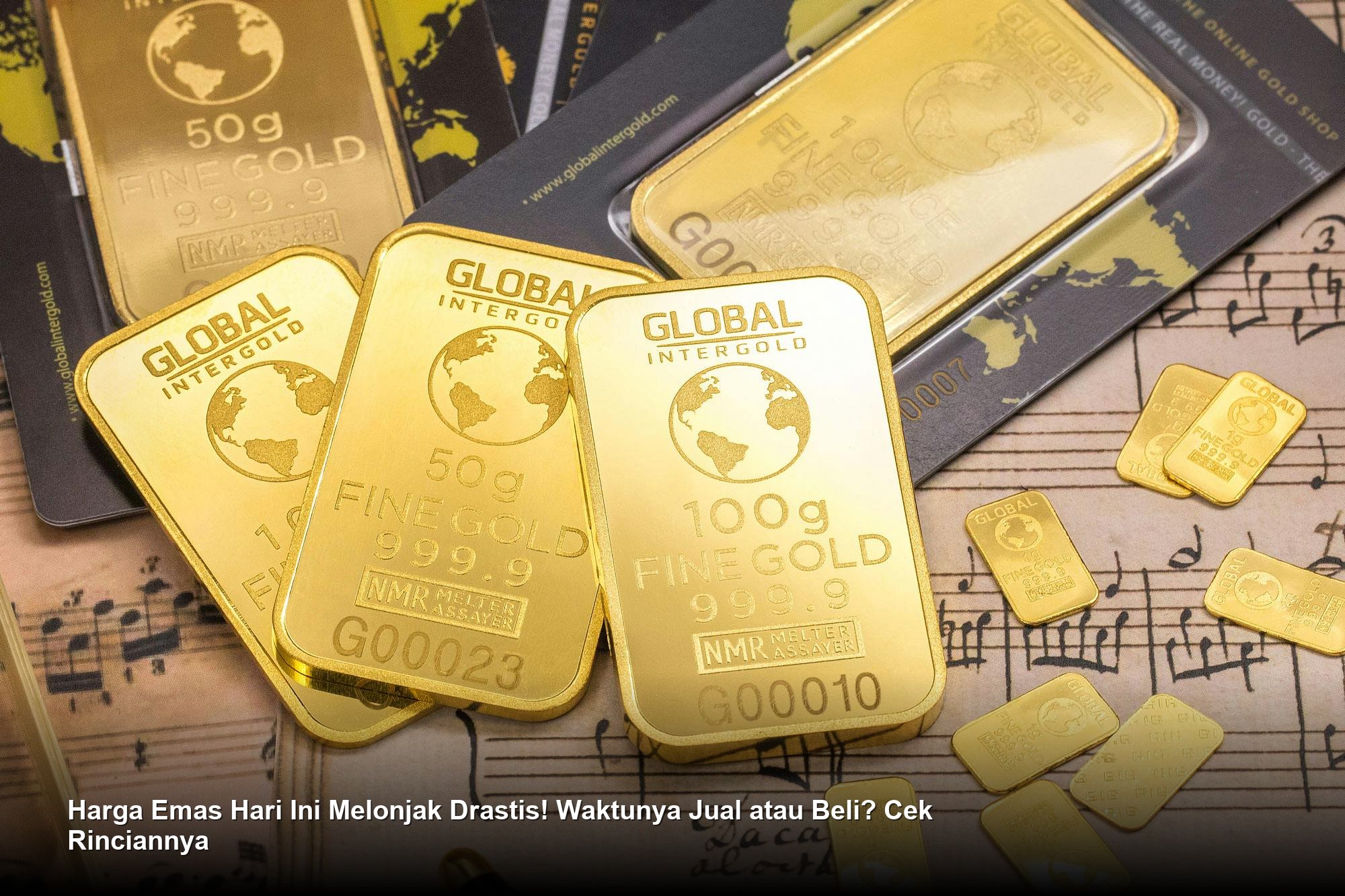 Harga Emas Hari Ini Melonjak Drastis! Waktunya Jual atau Beli? Cek Rinciannya