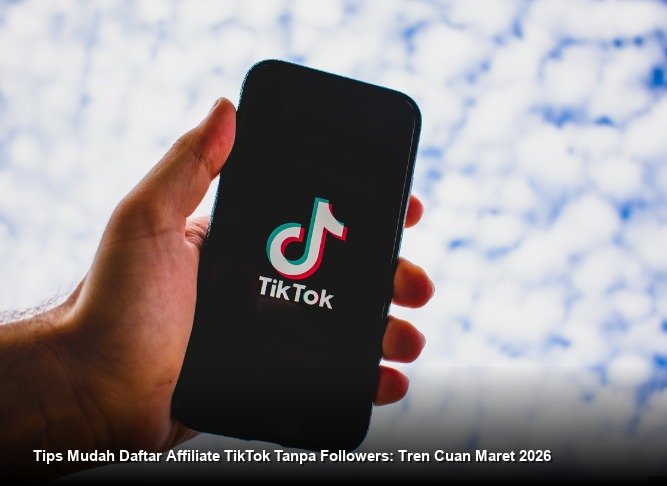 Tips Mudah Daftar Affiliate TikTok Tanpa Followers: Tren Cuan Maret 2026