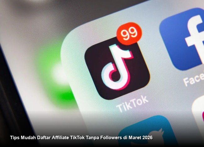 Tips Mudah Daftar Affiliate TikTok Tanpa Followers di Maret 2026