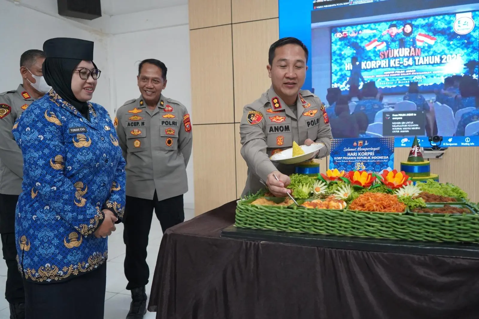 Syukuran HUT KORPRI ke-54, ASN bersama Polres Purwakarta Mantapkan Semangat Pengabdian 
