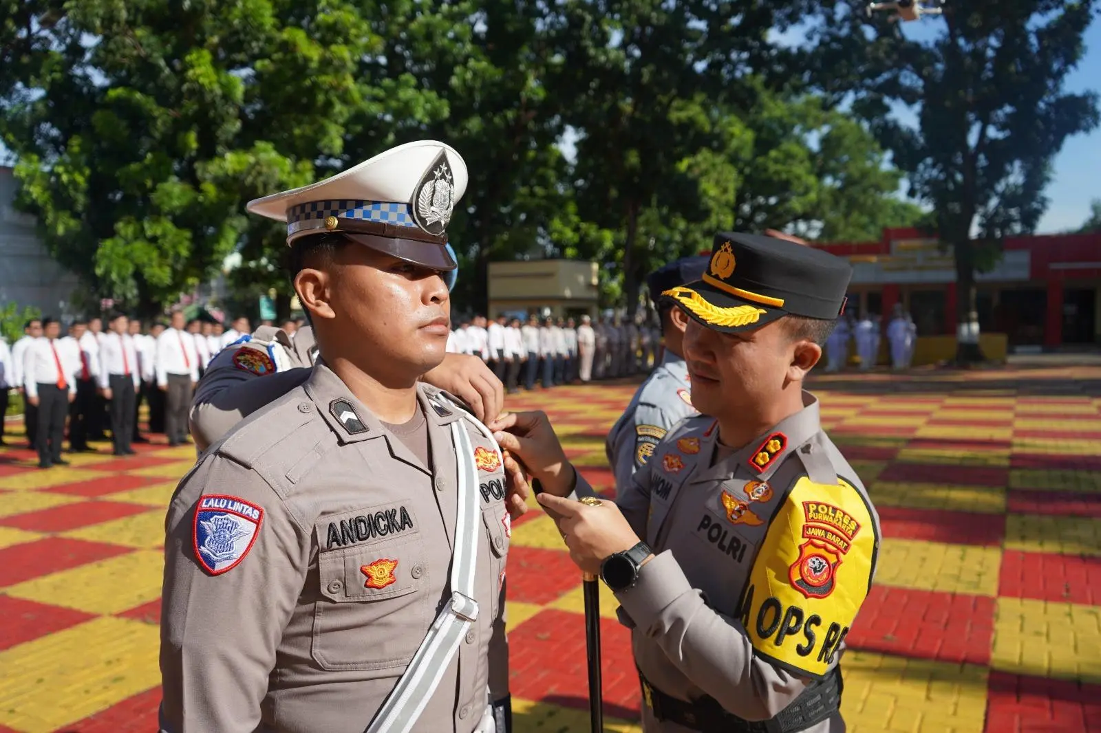 Operasi Zebra 2025, Polres Purwakarta Gelar Apel Pasukan 