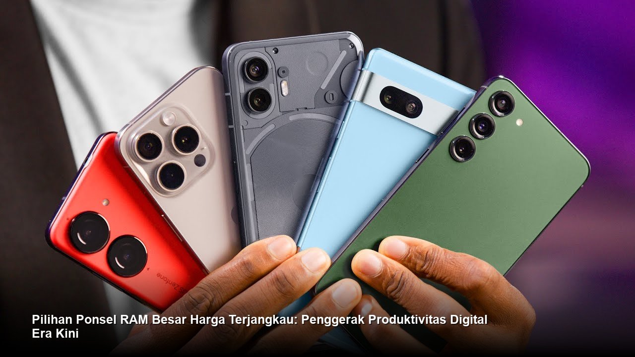 Pilihan Ponsel RAM Besar Harga Terjangkau: Penggerak Produktivitas Digital Era Kini